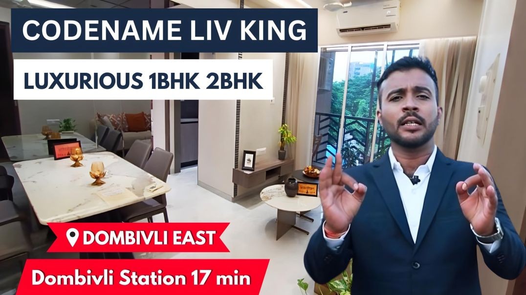 Codename Liv King size  1 BHK Flat For Sale In Dombivli