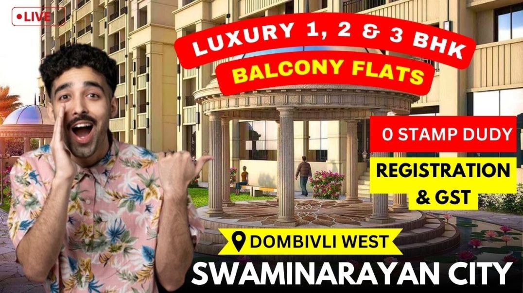 ⁣Swaminarayan City Dombivli West 2BHK | Flats In Dombivli