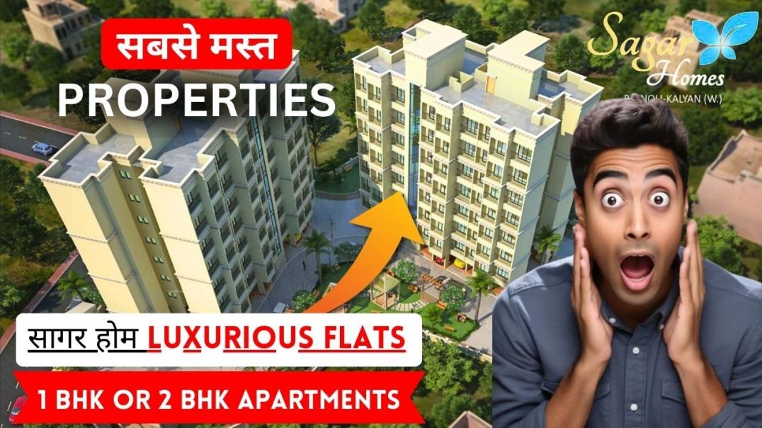 Sagar homes kalyan west |  Bhiwandi flats in sagar homes | Sample flat, project review