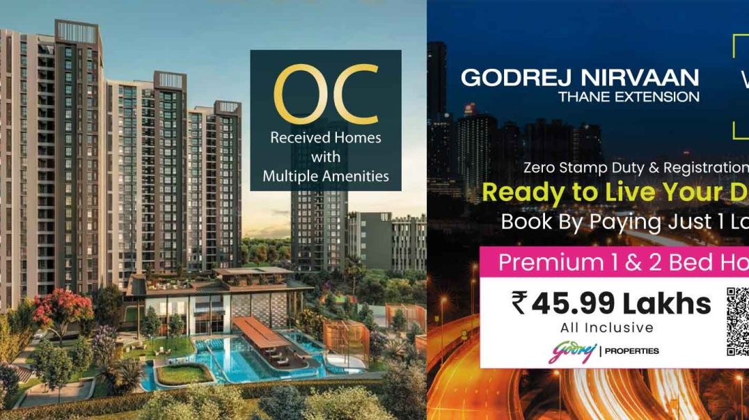 Godrej Nirvaan Thane  | Godrej Nirvaan Kalyan West  | Luxurious 1BHK & 2BHK Flats -BY Nirvaan Th