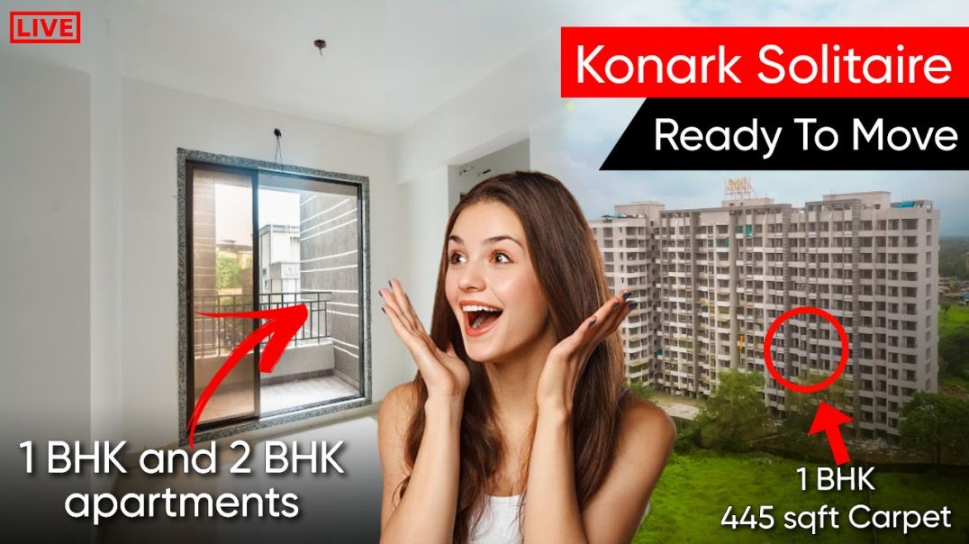 Konark Solitaire✨🏡Kalyan West, Flats in Ambivali | 1 & 2BHK Flats in Ambivali - Price List, Proj