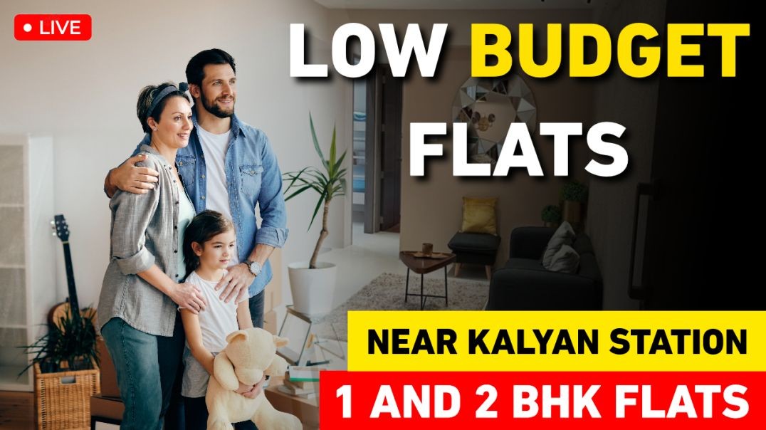 ⁣Low budget Flats in Kalyan West🤩🔥| Luxurious 1& 2BHK Flats | 1 Bhk Flat in Kalyan Near Station