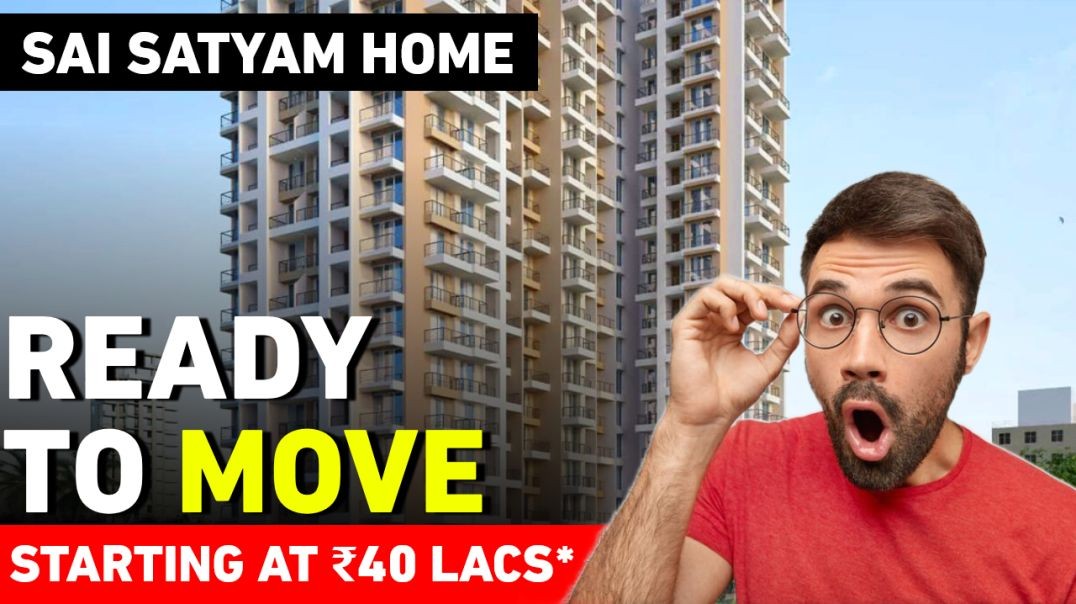 ⁣Sai Satyam Homes Kalyan West : Sample Flat Video Tour | 1 & 2 BHK Inside Look & Project Revi