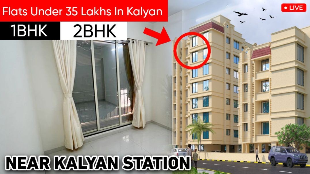 ⁣2 Bhk Flats Under 35 Lakhs in Kalyan West |  Call 7021988393