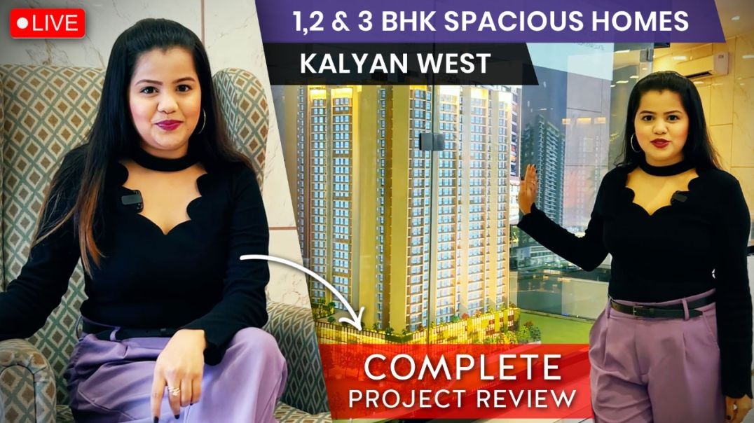 1 bhk Flat in Kalyan West Near Station🏡🚂| Nobroker Kalyan East | Luxurious Flats Below 50 lakhs