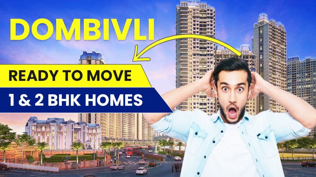 ⁣dombivli 2 bhk flat price | Call 9022112222