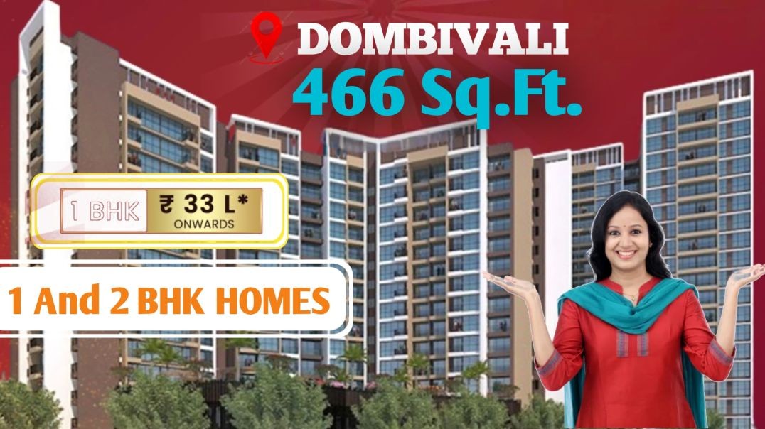 ⁣New Construction Flats in Dombivli East. 1RK,1BHK,2BHK