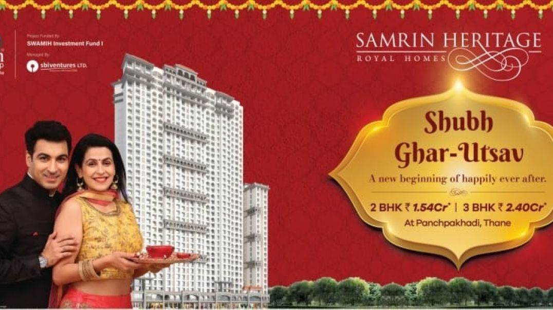 ⁣2BHK with All Aminities at Thane West  Panchpakhadi