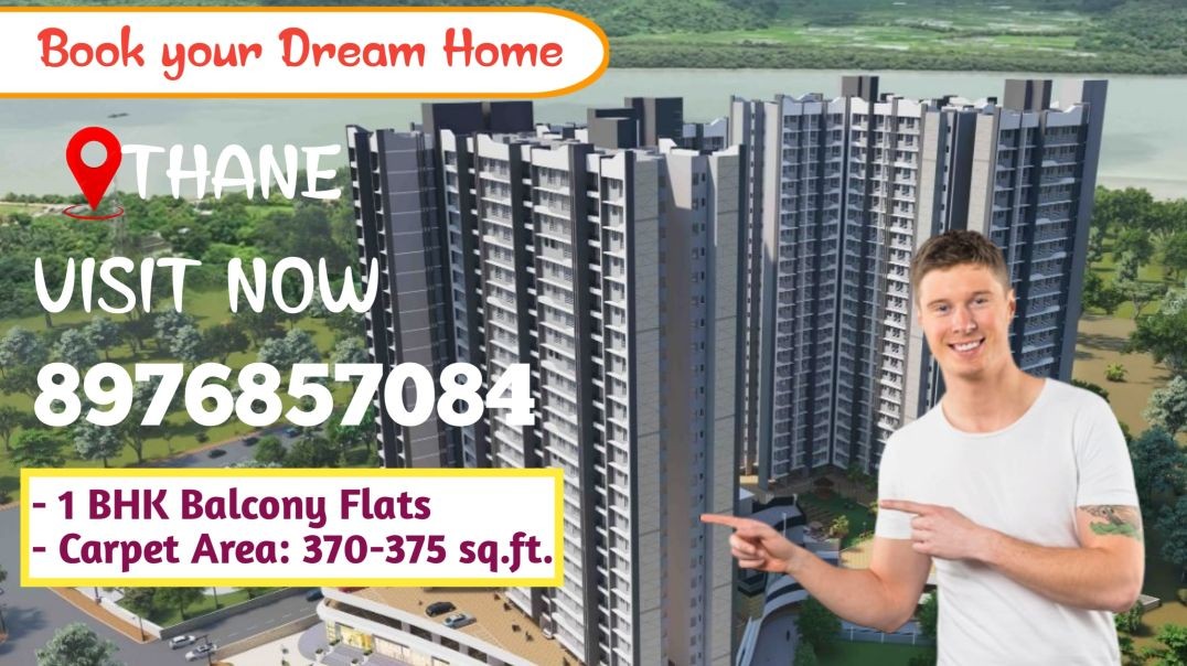 ⁣Thane me 1 Bhk start only 48.99** lakhs (GB Road)