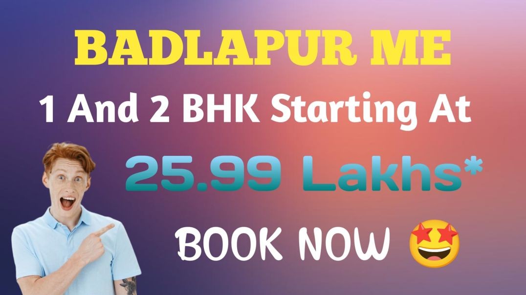 Badlapur me 1 and 2 bhk starting only 28.99 lakhs