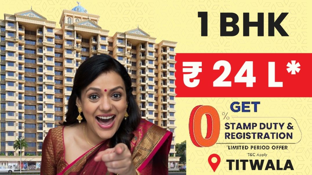 ⁣Low Budget 1 BHK Flats In Titwala  Near Station