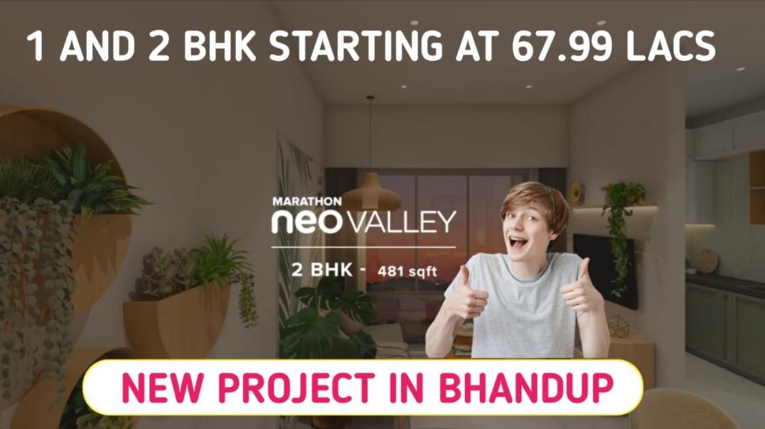 ⁣Exclusive 1 AND  2BHK Mumbai Bhandup New project Near to completion