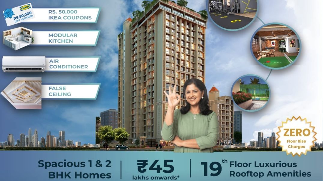 ⁣1 & 2 BHK Luxurious Flats in Dombivli | Near Metro Station | Price and Offers