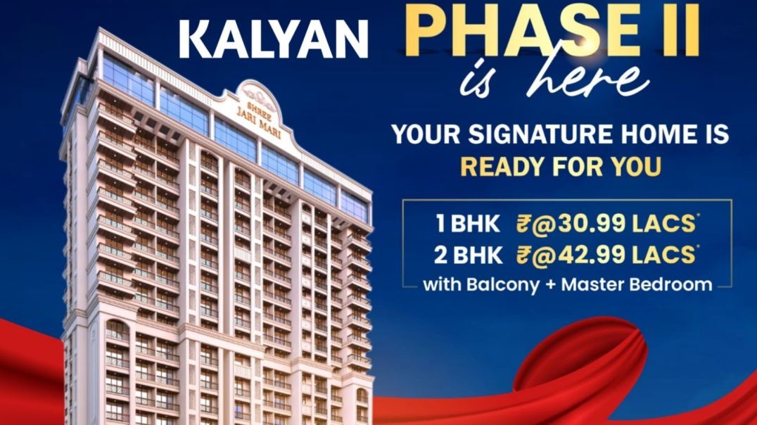 ⁣1 BHK flats for Sale in Kalyan East. Near From Station