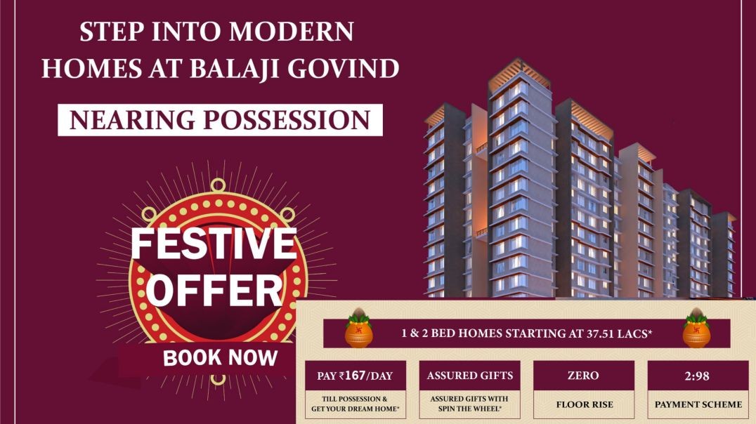 ⁣Spacious 1&2BHK Homes Dombivli East.