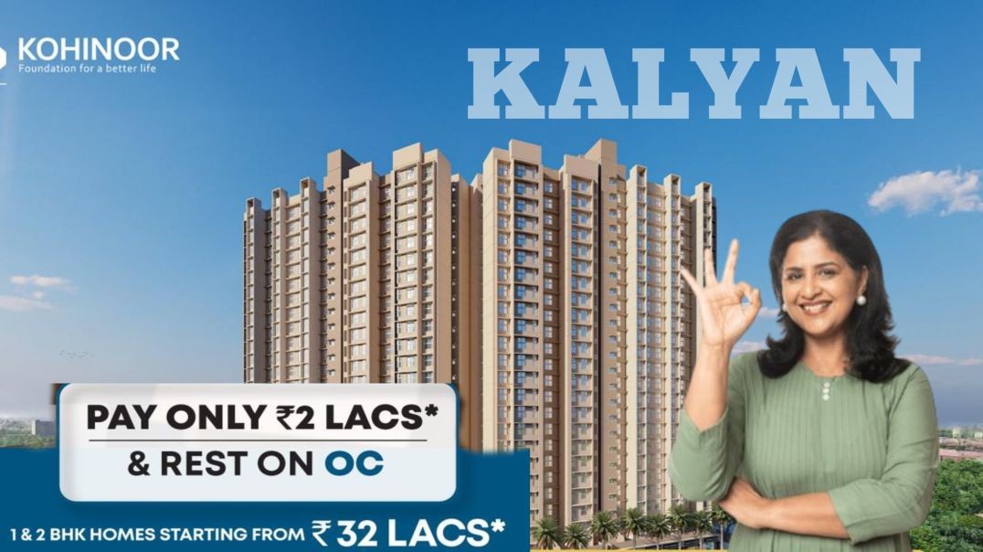 ⁣1 & 2 BHK Flats for Sale in Kalyan East Near Railway Station