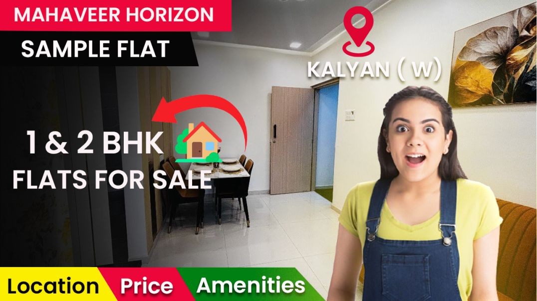 ⁣Mahaveer Horizon Luxury 1 BHK Flats In Kalyan | Call 9022112222