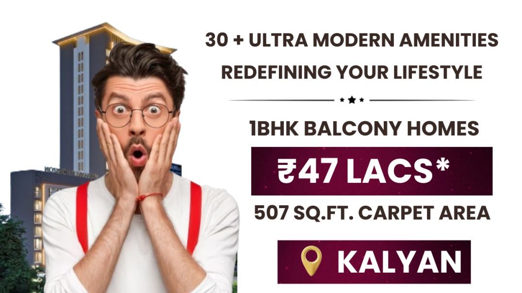 ⁣1  BHK Balcony Homes In Kalyan