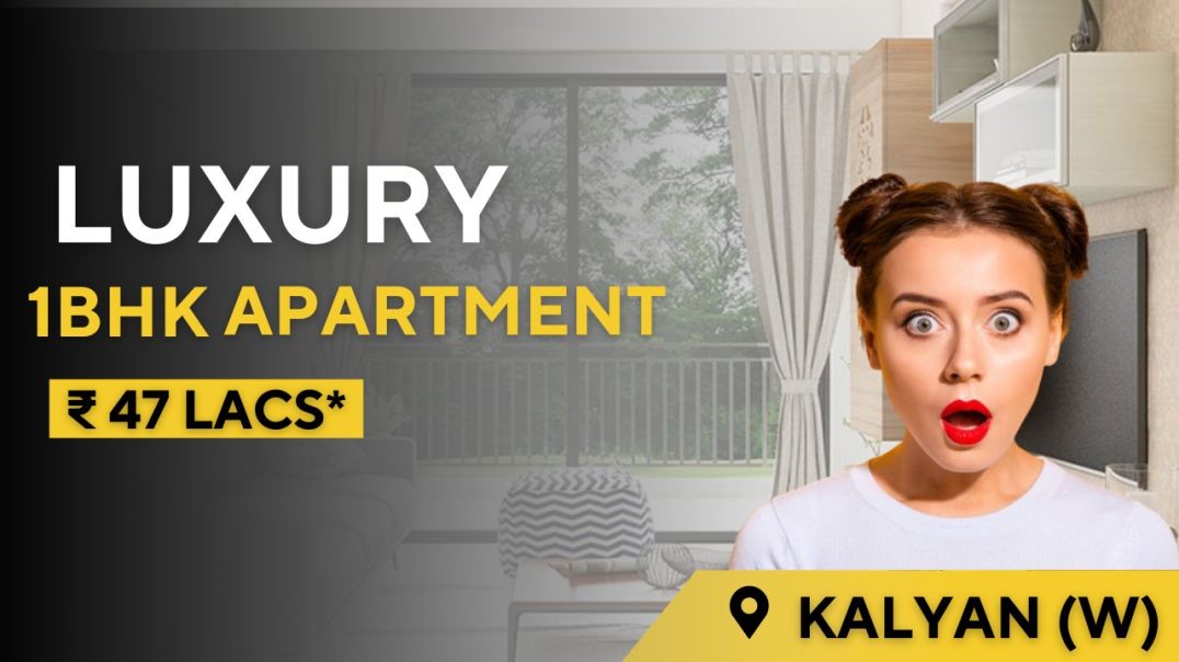 ⁣Luxury 1 BHK Apartment For Sale In Kalyan West