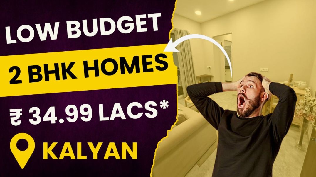 ⁣Low Budget 2 BHK Flat In Kalyan West